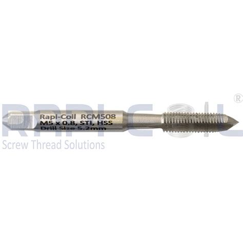 M5 X 0.8 - High Speed Steel Screw Thread Insert Taps | RAPI-COIL