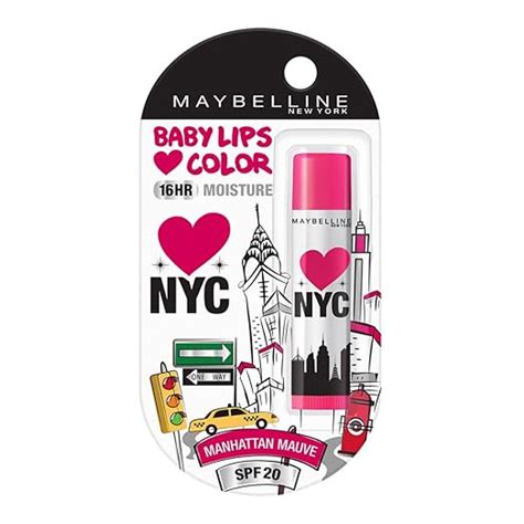 Buy Maybelline Baby Lips Alia Loves New York, Manhattan Mauve, 4g ...