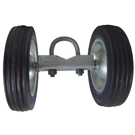 Buy Rolling GATE 8" Wheel Carrier: for Chain Link Fence Rolling/Sliding ...