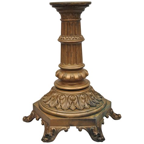 Empire Style Pedestal Table at 1stDibs