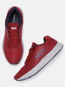 HRX by Hrithik Roshan Men Red Textile N-FLUX Running Shoes Running ...