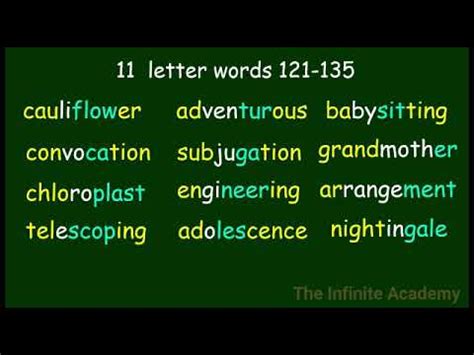 11 letter words | Decoded | 200 words - YouTube