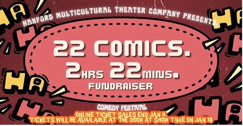 22 Comics in 2 hrs and 22 mins FUNDRAISER, Theater Location: 119 1/2 ...