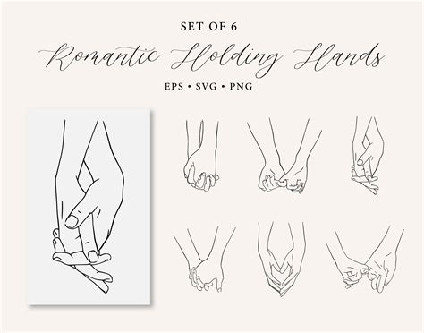 Holding Hands Svg Holding Hands Png Minimalist Hands - Etsy India