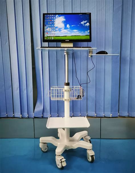 Hospital Mobile Computer Trolley cart Computer Workstation Medical Nur ...
