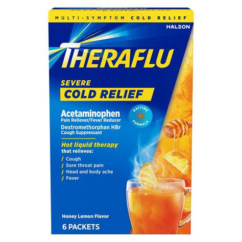 Cold Medicine Products: Hot Liquid Powders & Syrups | Theraflu