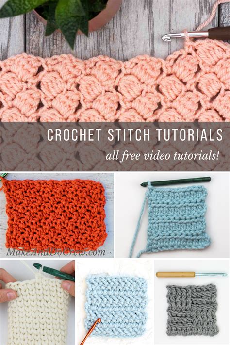 Crochet Stitch Video-Tutorials 的图像结果