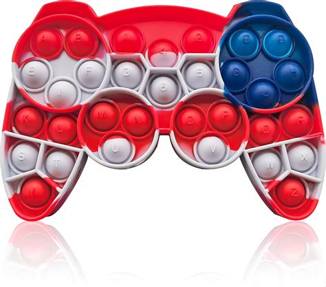 Gamepad Tie Dye Push Pop Pop Fidget Toy, Stress India | Ubuy