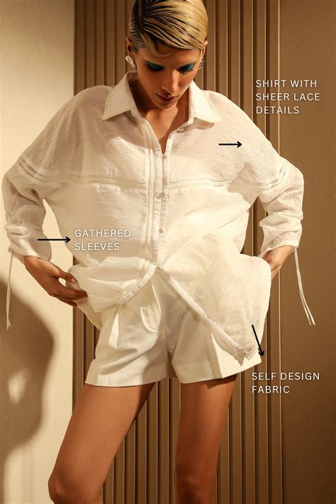 ICE WHITE SHEER SHIRT – the-dapper-lady.com