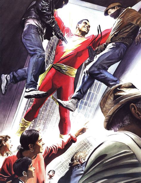 Captain Marvel by Alex Ross | Personajes de dc comics, Personajes dc ...