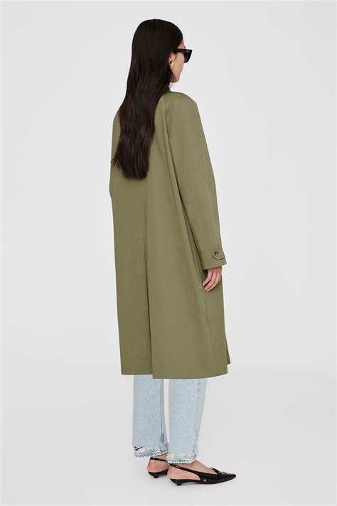Randy Oversized Trench - Olive