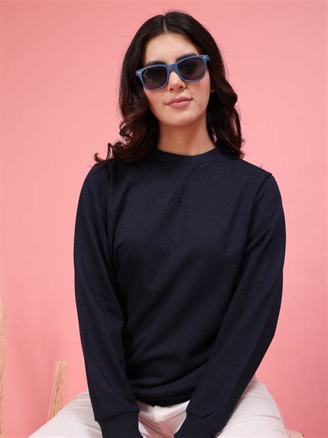 Oversized Round Neck Cotton Pullover – rigoindia