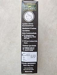 INDUS VALLEY 100% Natural Activated Charcoal Powder Ideal for Skin ...