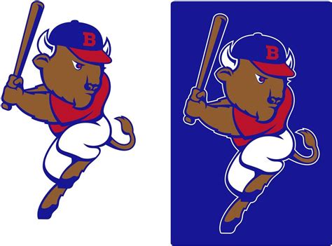 Bison Baseball Logo