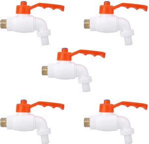 GETCHI PVC Heavy Turkey Bib Cock Tap (Pack of 6) Bib Tap Faucet Price ...