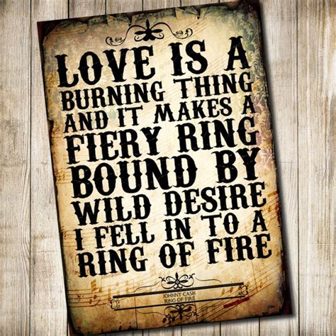 Items similar to 2for1 - Johnny Cash Ring Of Fire Vintage Damask ...