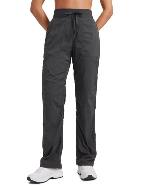 CRZ YOGA Lightweight Straight Leg Workout Pants for Women Casual ...