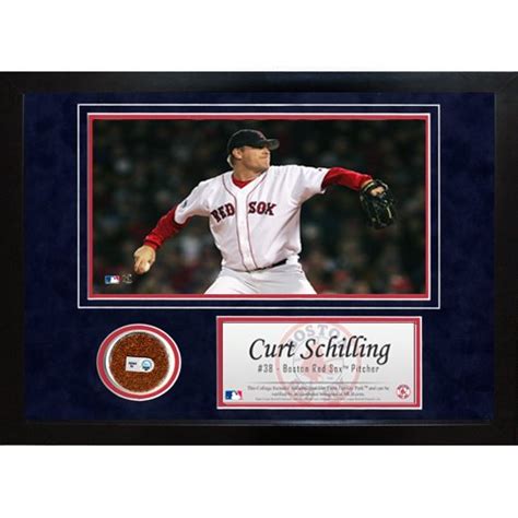 Buy Steiner Sports MLB Boston Red Sox Curt Schilling Mini Dirt Collage ...