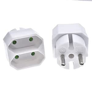 Buy European Conversion Plug 2Pin 4.8mm Plug Turn 4.0mm 2 Hole EU ...