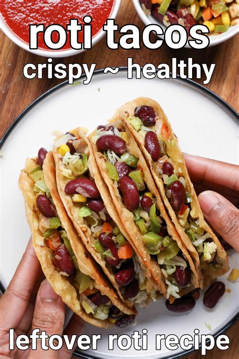 रोटी टैकोस रेसिपी | roti tacos in hindi | टैको रोटी | चपाती टैकोस