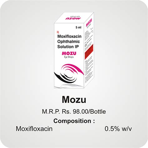 Mozu Eye Drops Medibyte A Division of Dr. Kumars Pharmaceuticals