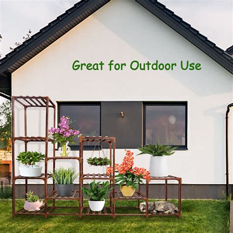 Buy Samyoung Plant Stand Indoor Outdoor, Large12 Tier Tall Wood Plant ...