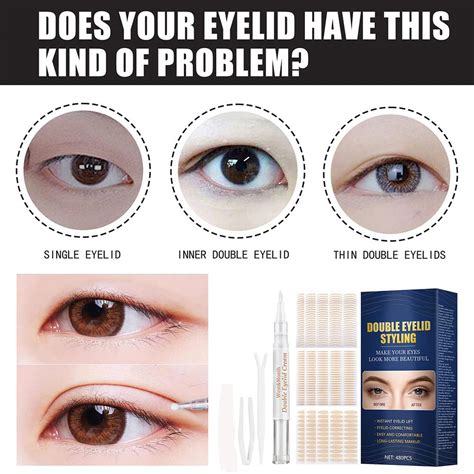 Buy Luxsea Eyelid Tape Natural Looking Double Eyelid Tapes Set Droopy ...