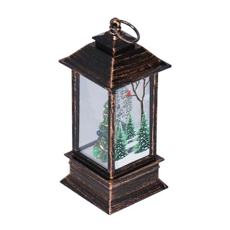 Buy Christmas Snow Globe Lantern, Festive Mood Christmas Decoration ...