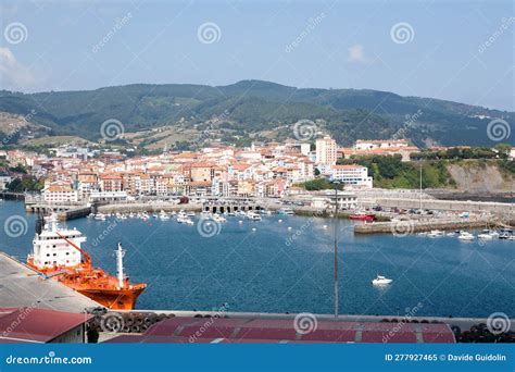 Bermeo Harbour and Settlement View, Spain Editorial Image - Image of ...