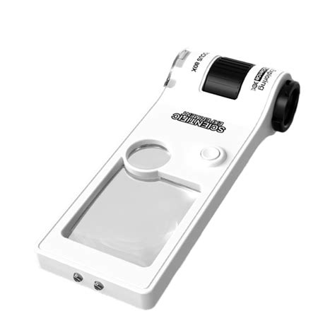 Portable 10x–80x Zoom Handheld Microscope With LED Light – REES52