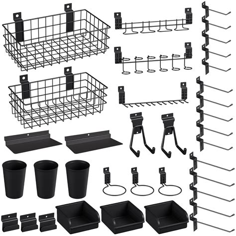 Amazon.com: INCLY 30PCS Slatwall Accessories Set with Slatwall Baskets ...