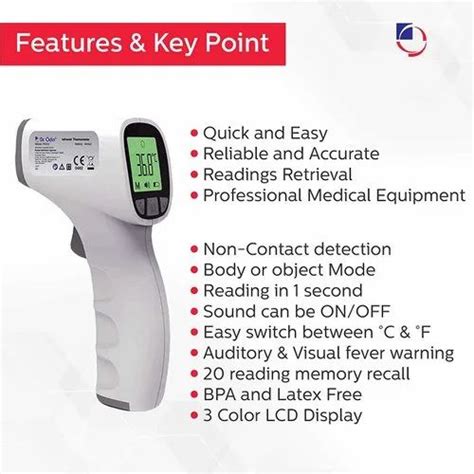 Infrared Thermometer - Dr. Odin JPD FR202 Forehead Infrared Thermometer ...