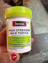 Buy Swisse High Strength Milk Thistle with 500mg (70:1) Milk Thistle ...