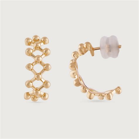 Elegant Cascade Gold Drop Earrings