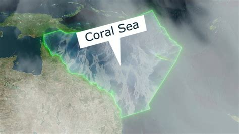 Coral Sea Map - Clouds Effect 40862114 Stock Video at Vecteezy