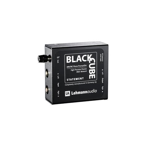 Lehmann Black Cube Statement Phono Preamplifier — The Audio Co.