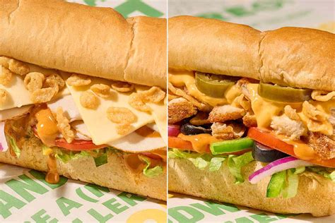 Subway Menu Options 的图像结果