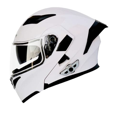 Buy Bluetooth Integrated Motorcycle Helmets Full Face Flip up Dual ...