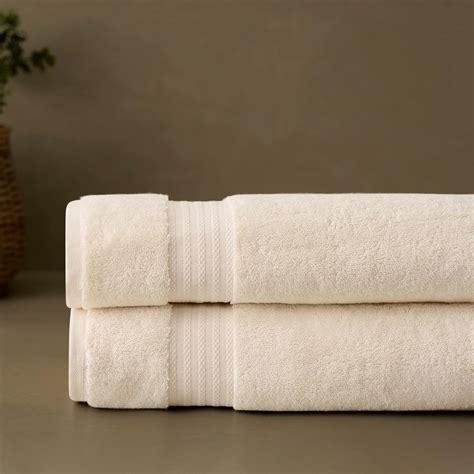 Amazon.com: Fabdreams 100% Organic Cotton Bath Sheet Set of 2 700 GSM ...
