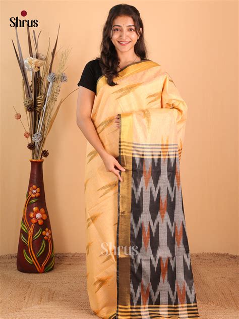 Buy Semi ikkat Cotton saree online | Elegantly Woven Patterns