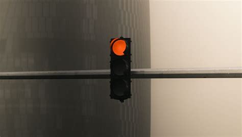 Download wallpaper 960x544 traffic light, pillar, building, skyscraper ...