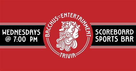 Wednesday Trivia at Scoreboard sports bar. , Scoreboard Sports Bar ...