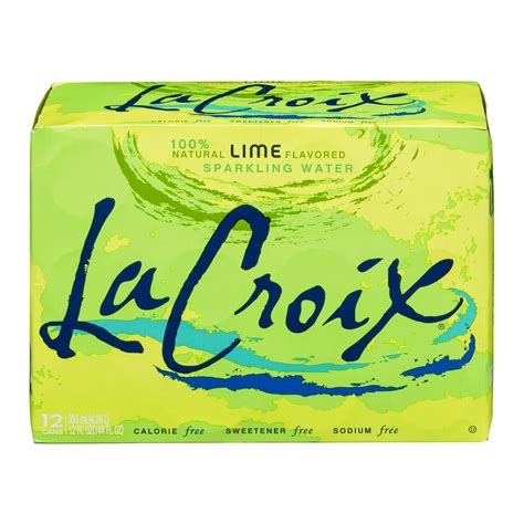 LaCroix Sparkling Water Lime, 12 Fl Oz - Walmart.com
