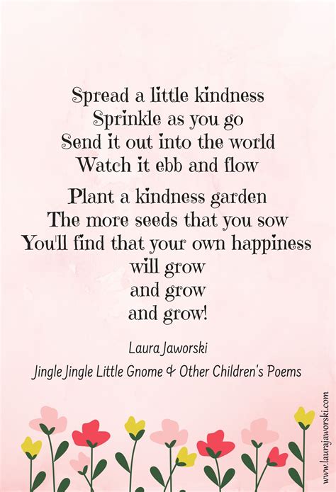 Kindness Quotes: Spread Little Kindness Poem