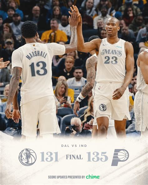 Dallas Mavericks | Final from Indy. #MFFL | Instagram