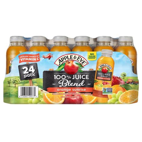 Apple & Eve 100% Juice Orange Sunrise Blend, 10 fl oz Bottles, Pack of ...