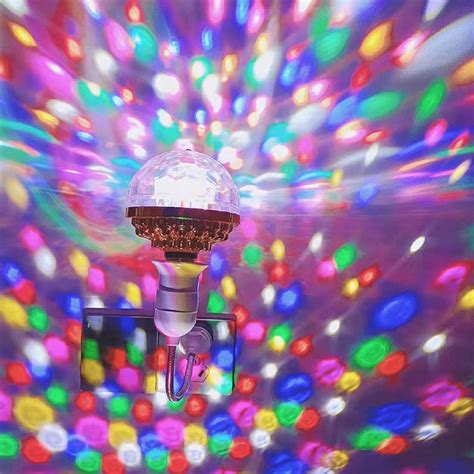 Rotating Mirror Ball Light