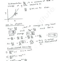 4. Differentiation - Theory sheet, Class 11 Physics - JEE PDF Download