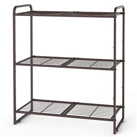 Buy Simple Trending 3-Tier Stackable Wire Shelving Unit Storage Rack ...