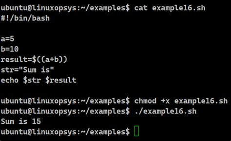 Linux Script 的图像结果